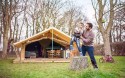  Away with the kids: why not glamp in a family-friendly lodge tent? Photo: Alistair Cusick