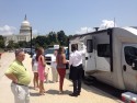 Participants at the 2014 Capitol Hill Day examine a motorhome in front of the Capitol Building. This year's event features a reception for the newly-formed Senate RV Caucus. Photo courtesy of RVIA. 