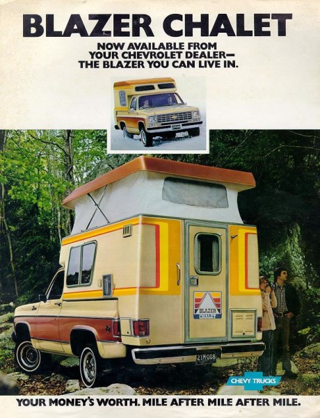 1976 Chevy Blazer Chalet Vintage Advertisement