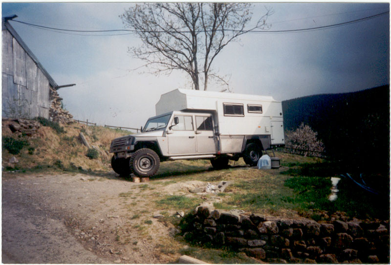 Ibex camper land rover
