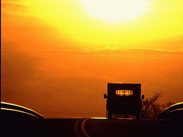 Truck Camper Sunset